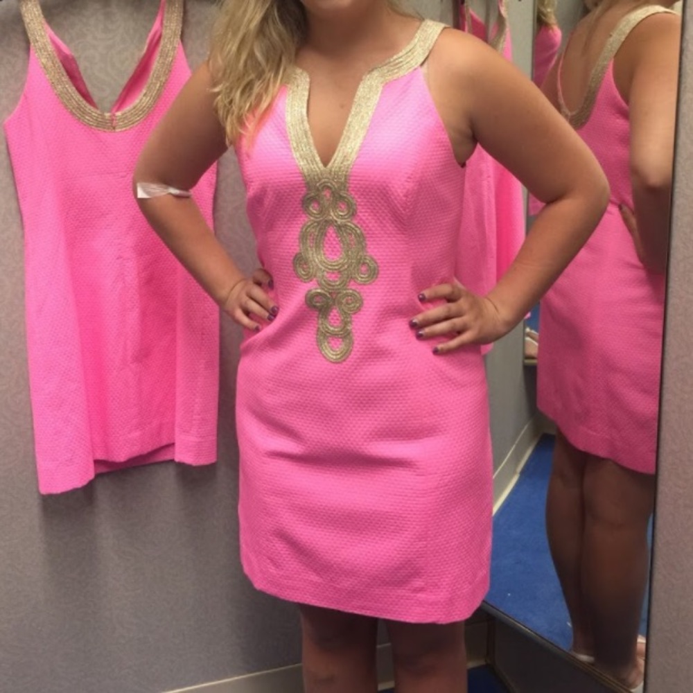 Super Cute Lily Pulitzer Neon Pink Sundress